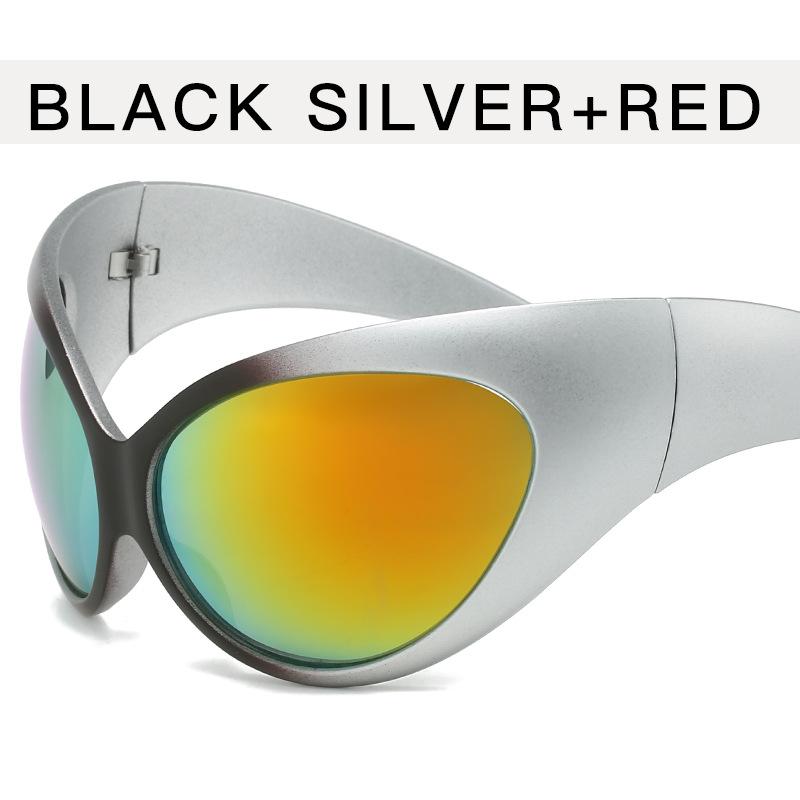 Space Style Designer Sunglasses Men Women Goggle Shape Fishing Bicycling Sun glasses Male Female Punk Y2K Sunglass Men Women