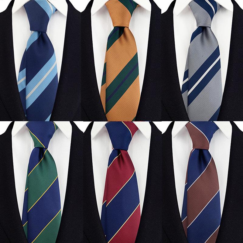 

2025 Retro Gentleman Wide Stripe Business Tie