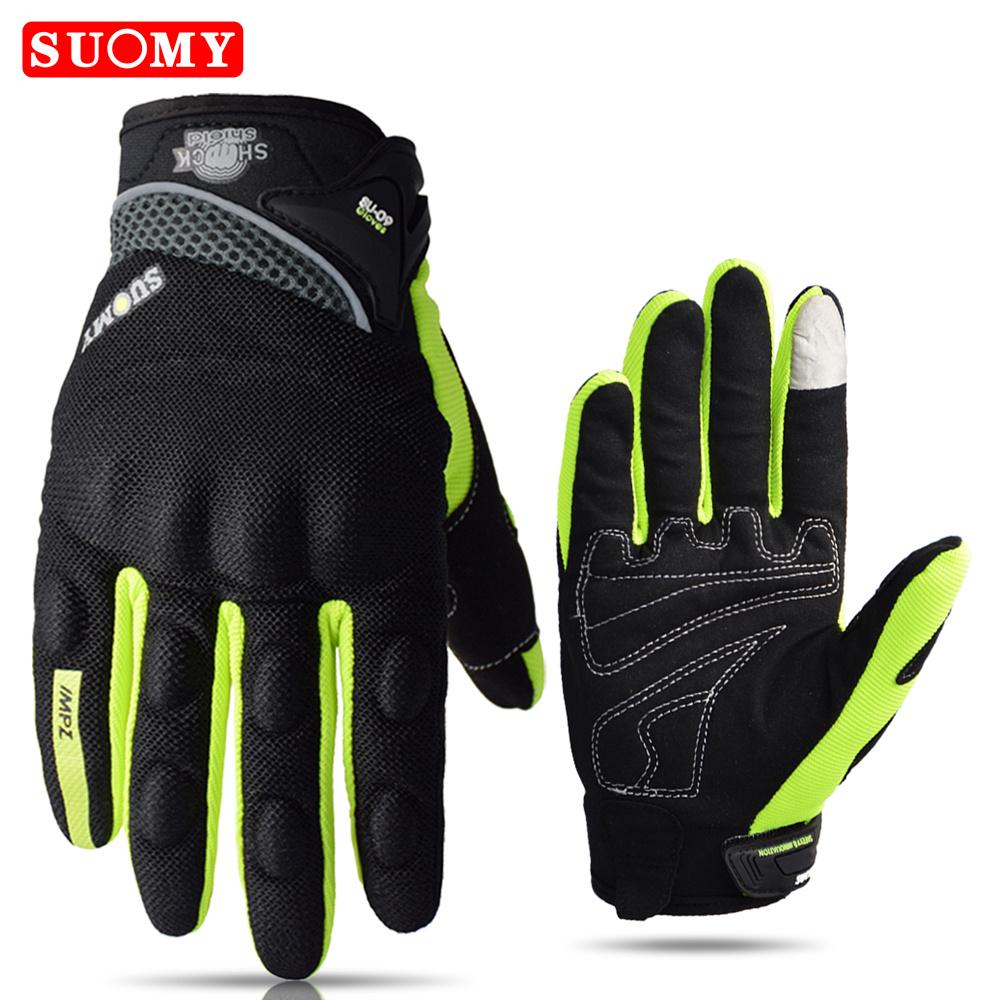 Suomy Motorcycle Gloves Motorbike Gloves Touch Screen Breathable Guantes Moto Gloves Racing Summer Spring Men Women Luva Moto DH