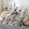 1Pc Chihuahua Poodle Dog Print Flannel Blanket, High quality Comfortable for All Seasons, Home Decor, Warmth and Comfort, Perfect for Gifts
