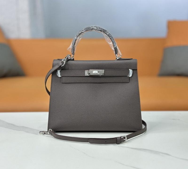 26 New Genuine Leather Women's Bag Palm Pattern Mini 22CM25 Silver Buckle Handbag Single Shoulder Diagonal Cross-border