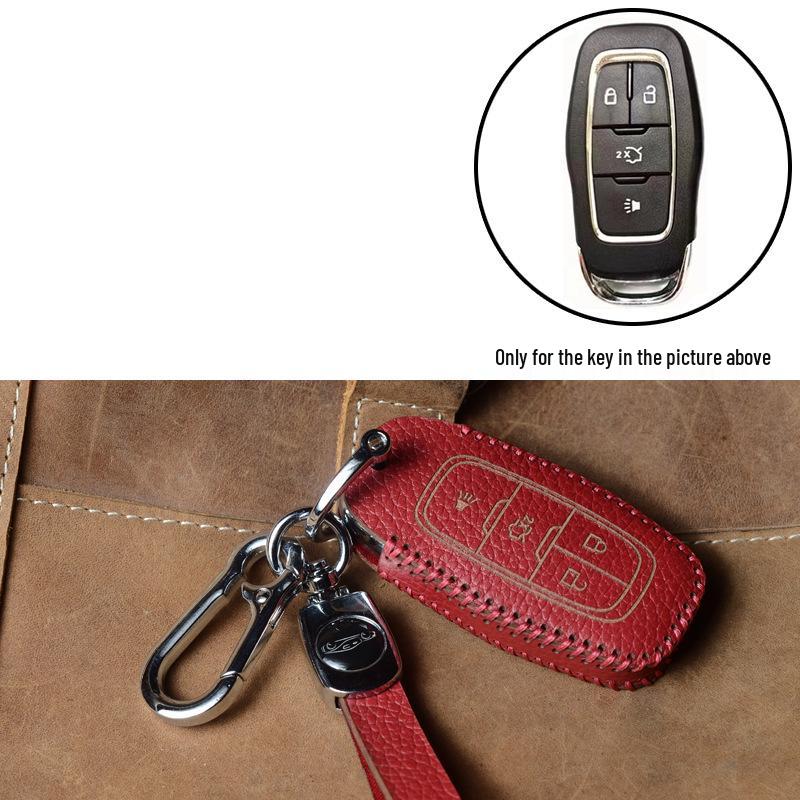 

Luxgen Na5 S5 U7 U6 MPV Viper Style Cowhide Key Fob Cover