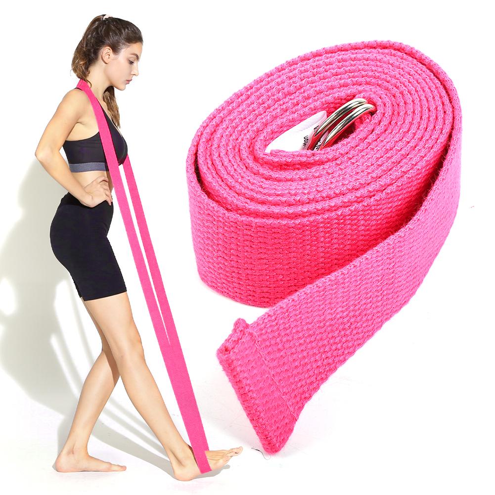   Stretching Strap Sports Training Belt Waist Leg Should  Fitness Belt Pink