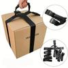 Heavy Object Lifting Belt - Furniture Moving Carry Rope & Luggage Packing Straps | Easier Conveying for Boxes, Luggage
