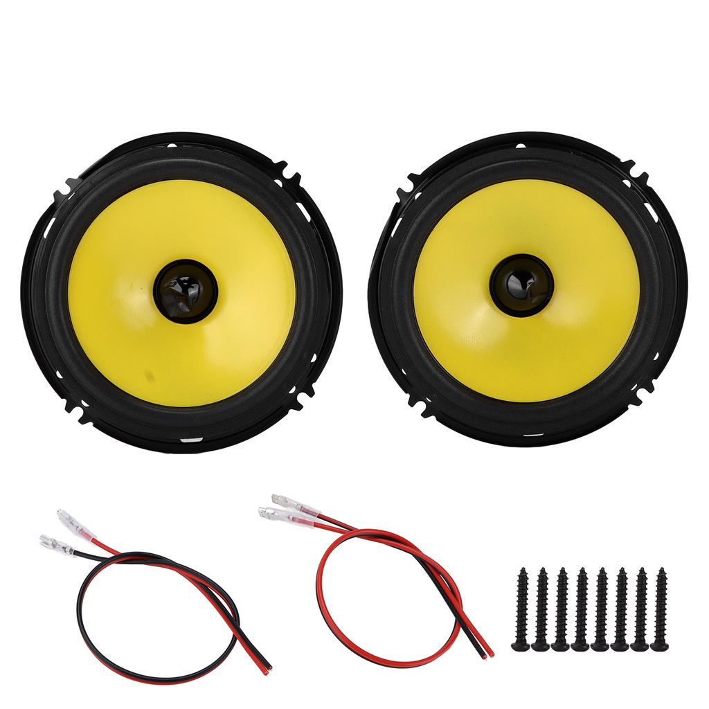 2pcs 4 Way Tweeter Speaker 600W High Efficiency Loud Clear Sound Universal for Auto Audio System