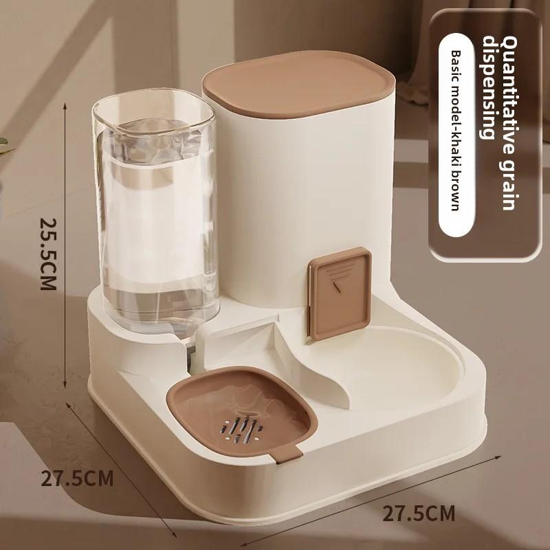Automatic Cat Feeding and Water Feeding Device  Dog Bowl  Cat Basin  2-in-1 Water Dispenser  Cat Bowl Pet Supplies