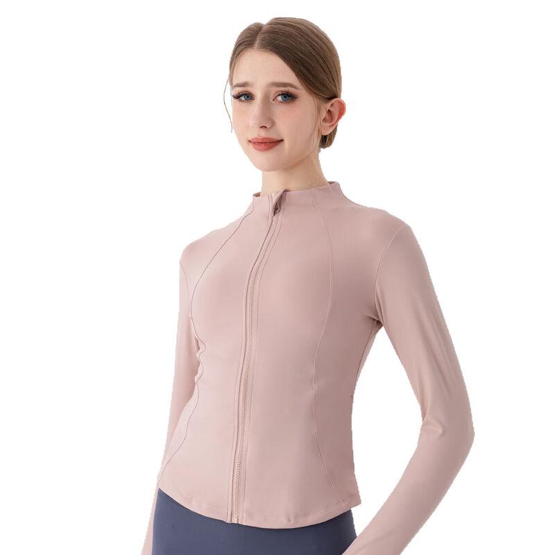 Women's Quick-Dry Long-Sleeve Zipper Athletic Jacket