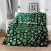 Winter Wonderland Snowman Flannel Blanket-Soft and Suitable for Sofas,Beds,Offices,Travel,All Seasons,Great Gift for Holidays and Birthdays.