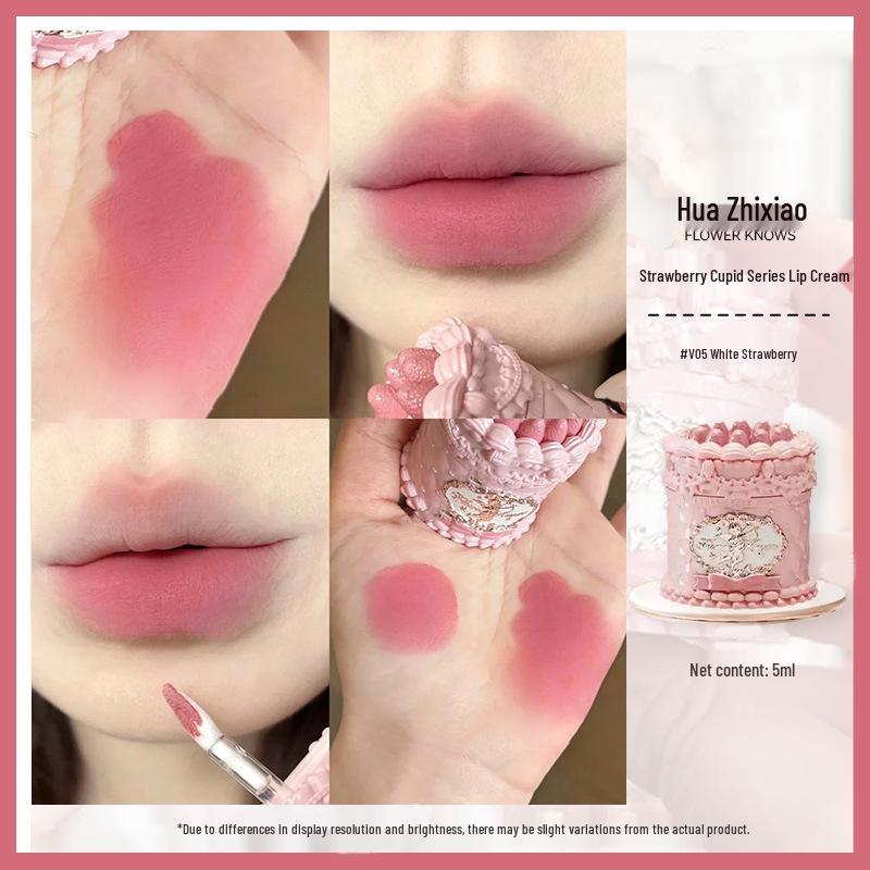 FlowerKnows Strawberry Cupid Mattifying Lip Cream - Autumn/Winter Collection