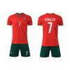 26-27 Portugal Away No. 7 Club Football Jersey Children'S Clothing Adult Set Size 16-2Xl