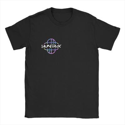 K-POP Demon Hunter Huntrix Logo T Shirt Men 100% Cotton Vintage T-Shirts Round Neck Tee Shirt Short Sleeve Clothes Summer