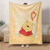 1pc Winnie the Pooh Heart Shaped Wand Blanket Perfect for Home Decor, Couch Blanket, Travel , Office Nap, Gift Idea
