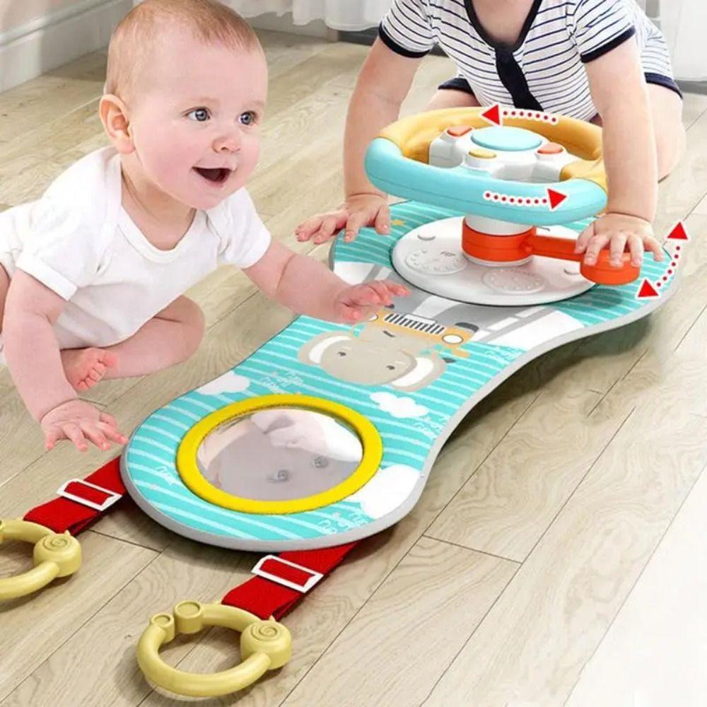 with Light Simulation Musical Steering Wheel Toy Toddler Steering Wheel Toy  Simulation Driving