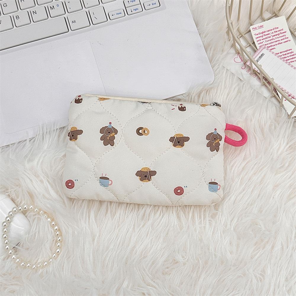 Cute Cartoon Small Travel Cosmetic Lipstick Earphone Card Portable Storage Bag Purse Women Mini Makeup Handbags Wallet Pouch Bag