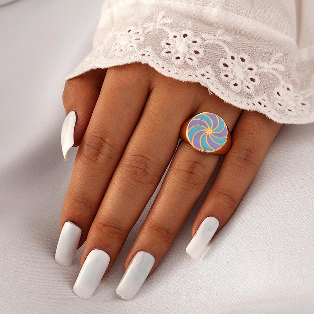 

Геометрический панк луна и солнце модные женские и мужские украшения парные кольца набор любовных сердечек открытые кольца на палец