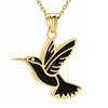Elegant Bird Ornamented Pet Commemoration Jewelry Private Urn Charm Necklace In Durable Wear Resistant