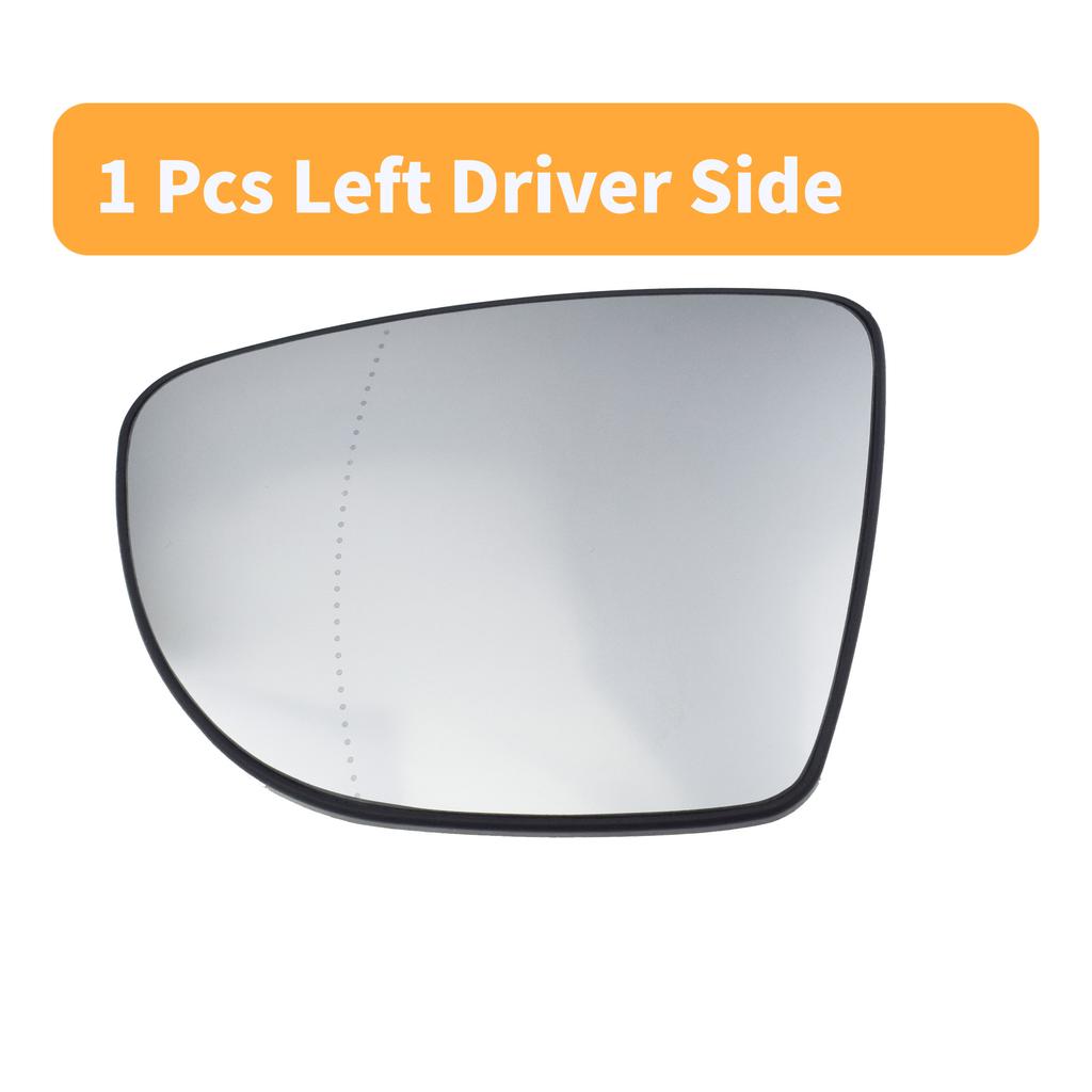 Heated Left or Right Side Rearview Mirror Glass W/ Backing Plate For Nissan Micra 2016- & Renault Captur Clio Zoe 2012-