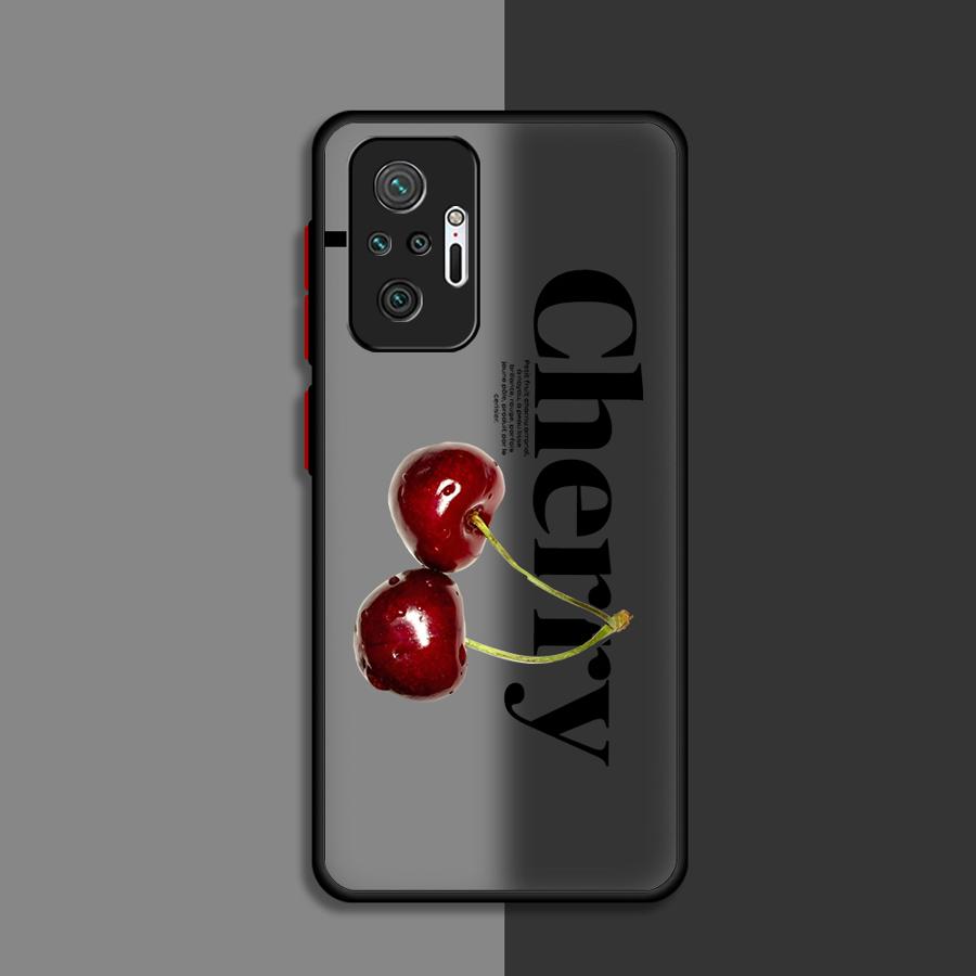Cherry Strawberry Case for Xiaomi Redmi Note 14 13C 14C 11 9S 12 10 13 Pro Plus A4 Funda Back Phone Cover
