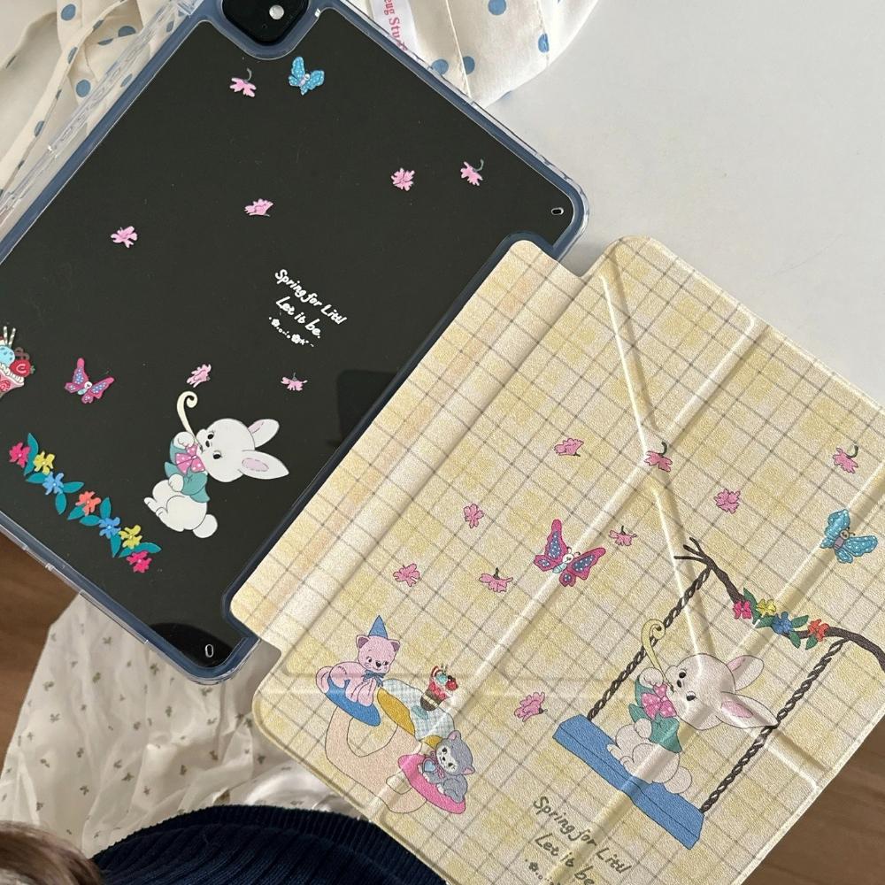 For iPad Case A16 11th 2025 9th 8th 7th Generation Pro 11 13 2024 12.9 Cover Pencil Holder Funda iPad Air 5 4 13 11 Inch Mini 6