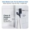 3D Shower Door Towel Hook for 8mm Glass Doors Bathroom Hanger for Clothes Towel Bathrobes Laundry Dormitory Apartment