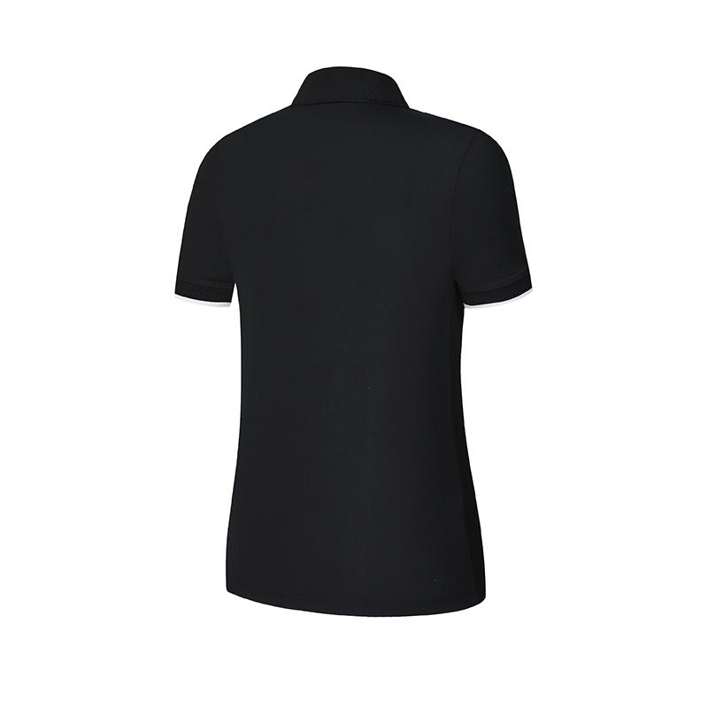 Fila Tennis Fashion Sports Short Sleeve Polo Shirt Women Tops Dark-Flow-Black A11W423125FBK