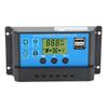 12V 24V Solar Charge Controller USB PWM Photovoltaic Solar Panel Charge Regulator with LCD Display 20A