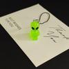 1/4Pcs Luminous Funny Green Alien Lanyard Keychain Resin Charm Mobile Phone Rope Key Chain Backpack Pendants Friend Gifts