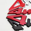 AAXH1 4WD Logo 3D Metal Sticker For Prius I20 I40 Tucson Compass Renegade Patriot Wrangler Car Wing Fender Rear Trunk Badge Emblem