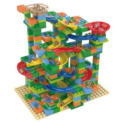 Ikeda Kogyo Co., Ltd. Rolling Marble Coaster 402pcs [Blocks/Block Coaster/Educational Toy/402pcs/Base Plate Included] (402pcs)
