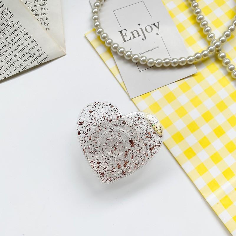 Dropped Love Phone Airbag Bracket Ins Wind Shattered Foil Glitter Royal Sister Fan Selfie Ring Buckle Lazy Desktop Stand