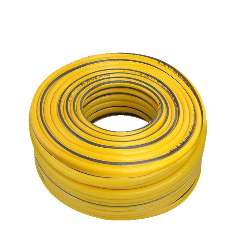 Eco-Friendly Odorless Car Wash & Garden Soft Water Hose - Yellow with Black Line, All-Season Use