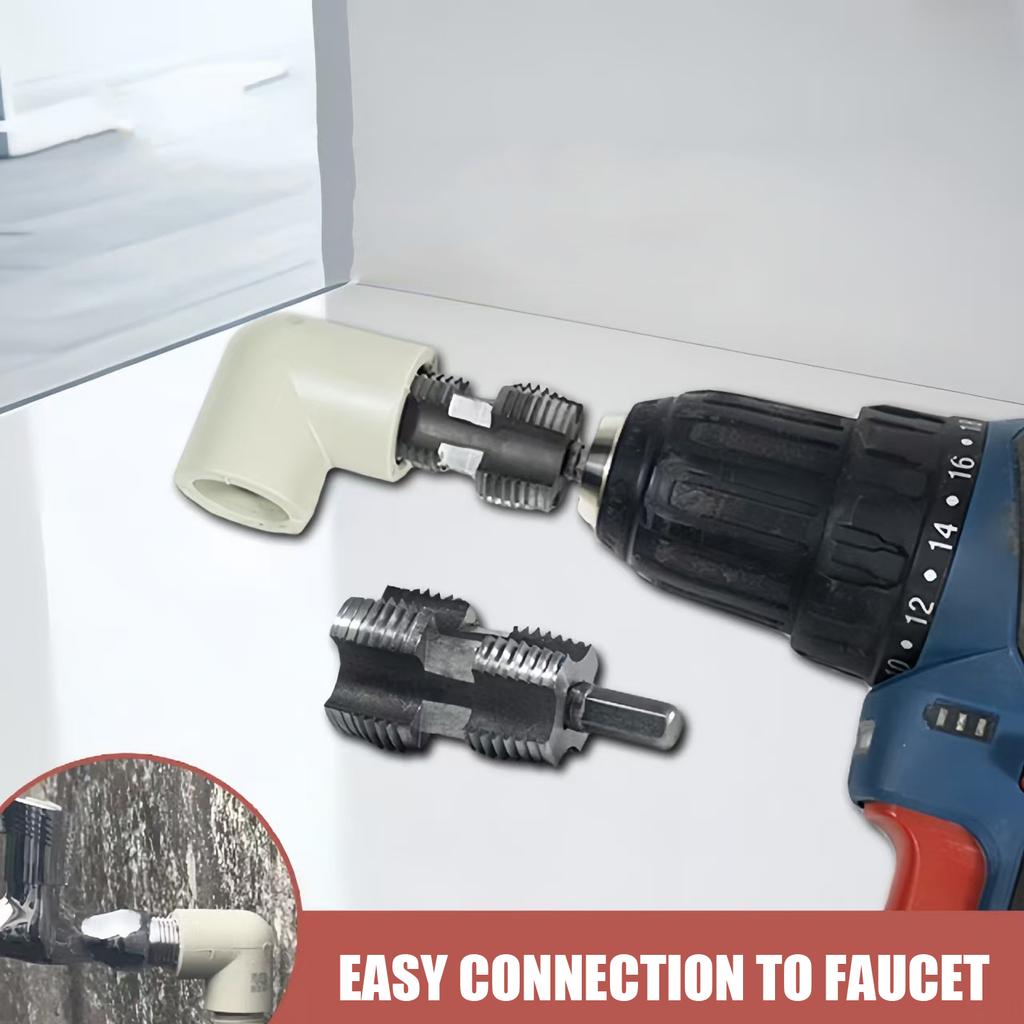 1/2inch 3/4inch Water Pipe Internal Thread Opener For PVC Plastic Pipe Hand Electric Drill Equipment Hand Tool