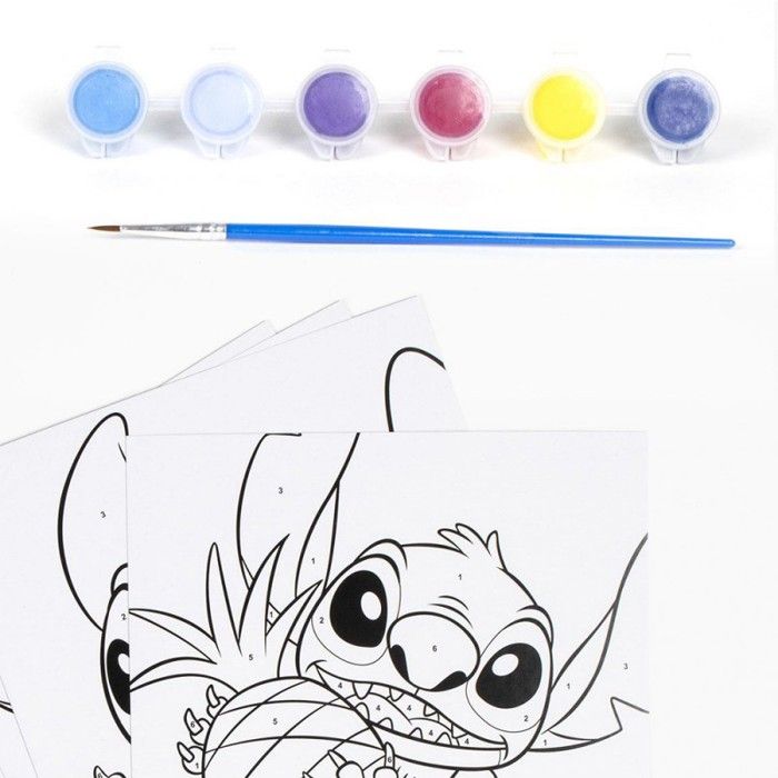 Paint by Numbers Set Stitch Disney
