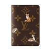 Pocket Organizer Ss26 Animal Print Monogram Forest Coated Canvas Card Holder Men Wallets Brown M27020