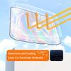 Laser Car Sun Shade Retractable Sun Protector Shade Coversv Windshield Sunshade  Auto Protection