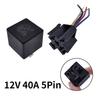 40A Auto Car Relay JD2912 4 Pin 5 Pin DC 12V 24V 36V 48V with Mounting Hole Coil Power 1.8W Automobile Control Device with Line Relays 5