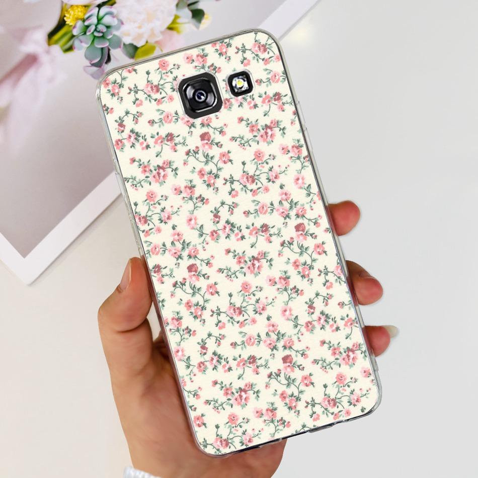 Stilvolle Blume Schmetterling Handyhülle Für Samsung Galaxy A5 2017 A520F Weiche Silikon TPU Hülle Für Samsung A5 2015 2016 A500 A510F