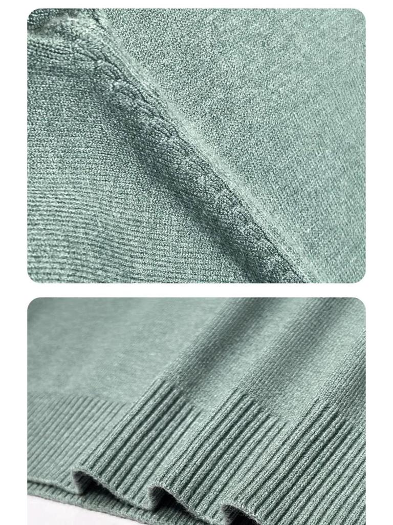 Men's High-End Faux Two-Piece Striped Sweater with Shirt Collar - Versatile Knit Base Layer for Autumn/Winter.