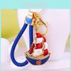 Cute And Creative Sailboat Keychain With Lucky Charms For Women Perfect Gift For Friends