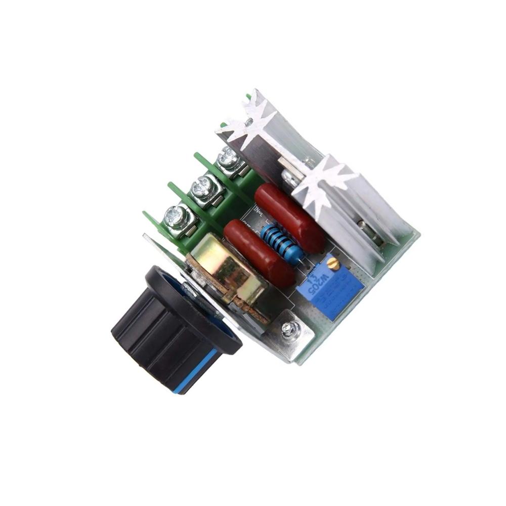AC 220V 2000W Regolatore di tensione SCR Dimmer Dimmer Regolatore di velocità del motore Termostato Modulo regolatore di tensione elettronico