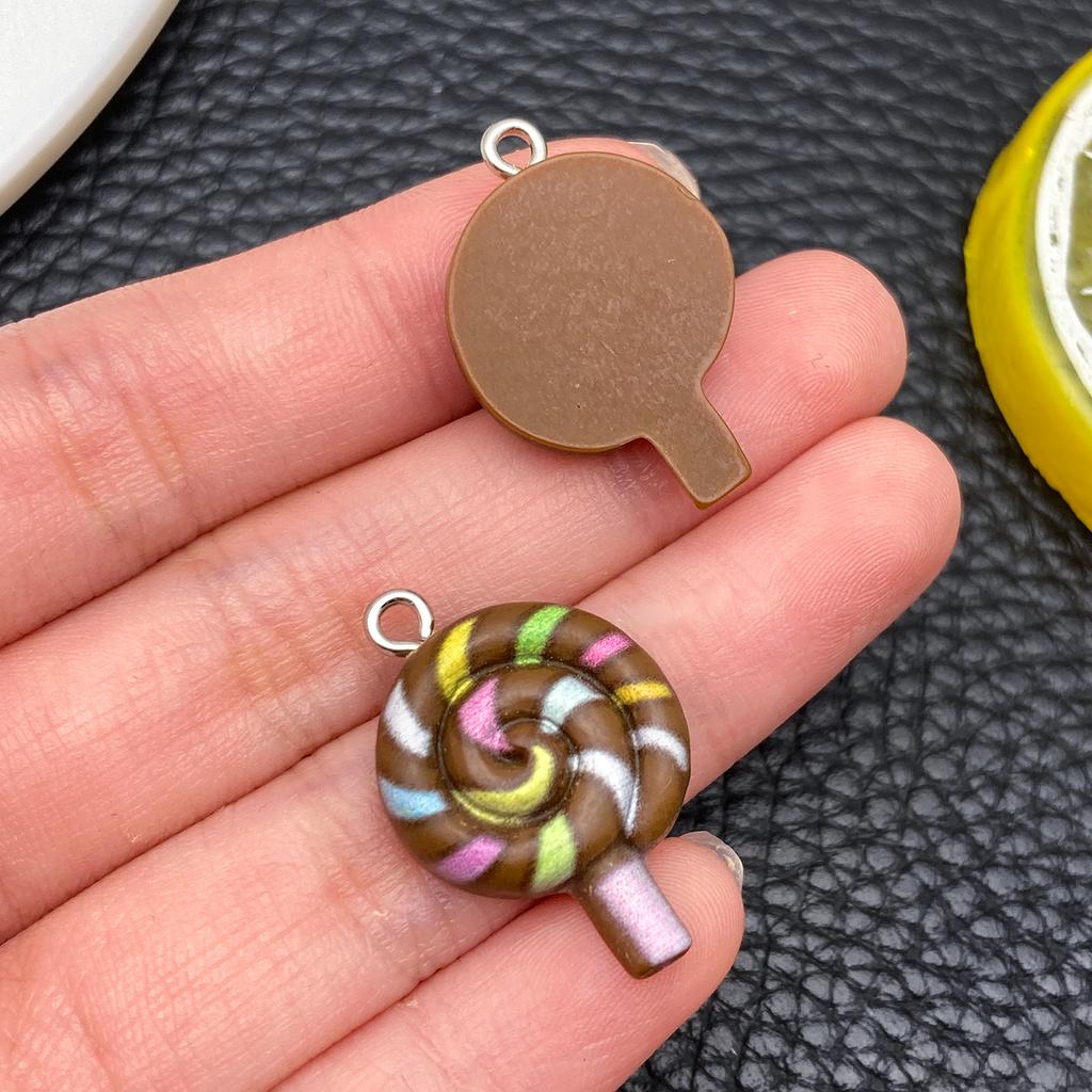 10Pc/Set New Popular Realistic Coffee Bean And Coffee Cup Pendants, Resin Accessories For Diy Creative And Fun Earrings Necklace
