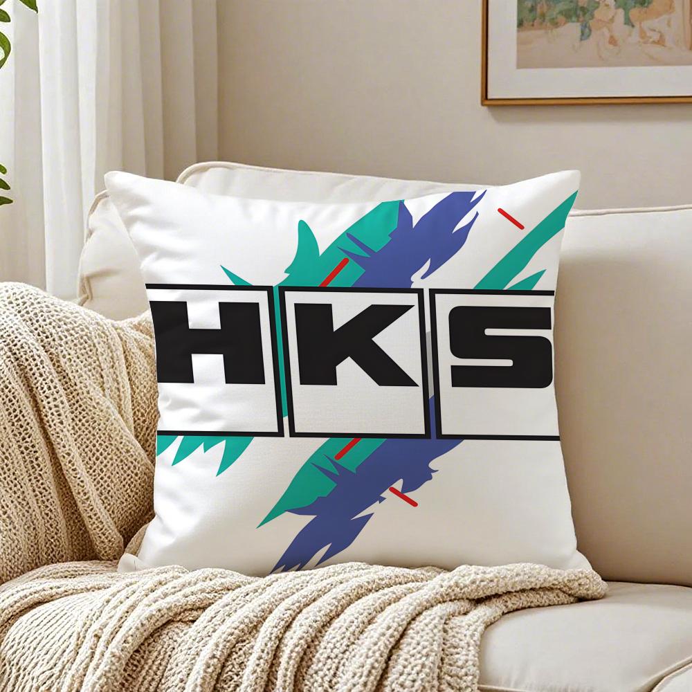 Hks Pillow Auto Tuning Brand Cushion Cushion Cover Pillowcase Anti-Dustmite Living Room Sofa Decor Cushion Room