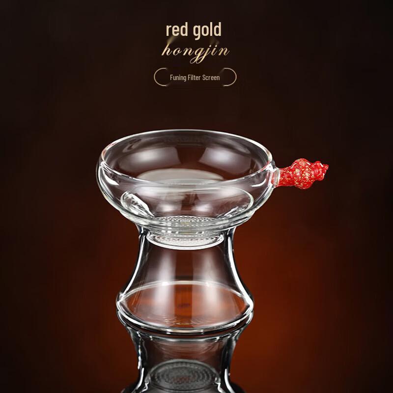Heqi Premium Glass Tea Filter Strainer