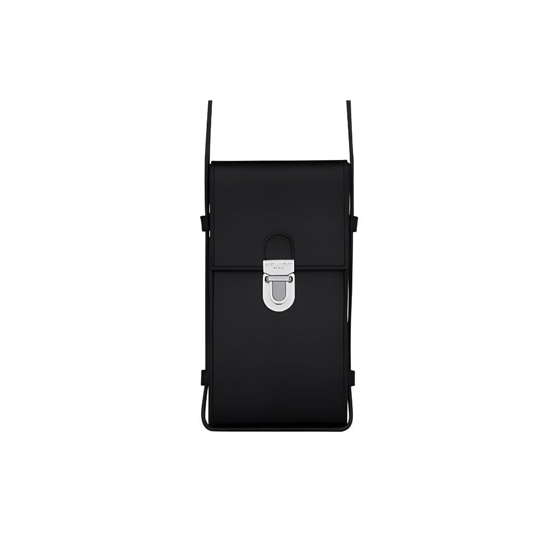 

Saint Laurent Ysl Срібна Пряжка М яка Теляча Шкіра Сумка для Телефону Чоловіча Сумка Через Плече Чорна 667718-2VK0N-1000 Basic Set (Bag+Dust Bag)