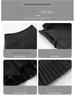 Miu-Style Dark Gray Wool Pleated Women's A-Line Skirt - 2025 New Thickened JK Style for Autumn/Winter