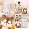 Cartoon Squirrel And Elephant Plush Toy With Squirrel And Elephant Cartoon Characters For Kids Birthday Gift