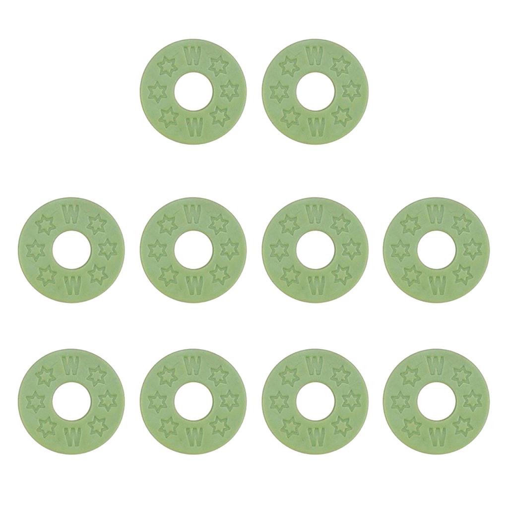 10 Pieces Black Guitar Strap Locking Silicone Strap Locks Rubber Guitar Strap Lock Blocks Guitar Protector Guitar Locks