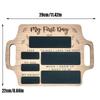 Reusable Memory Photo Board With Handle Personalized First Day Of School Sign Wooden Message Board My First Day Blackboard