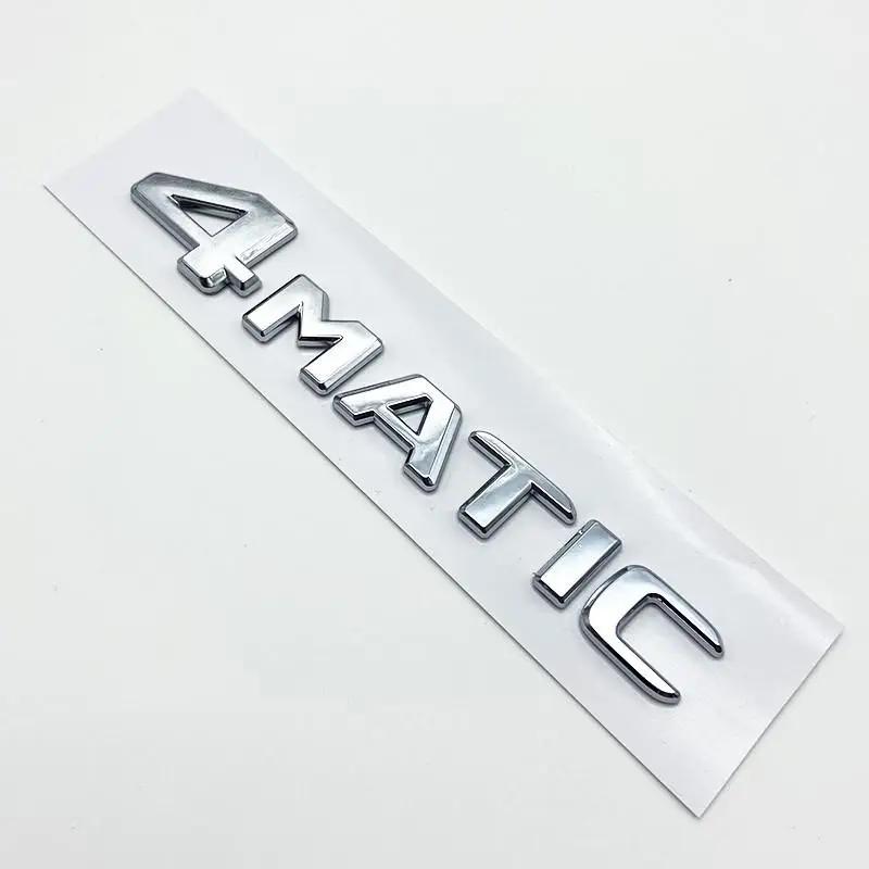 Für Mercedes Benz ABCEGS ML SL CL GLA CLA Klasse AMG 4MATIC 4 MATIC Kofferraum Chrom Mattschwarz Buchstaben Emblem Abzeichen Aufkleber