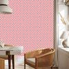Coral Checkerboard Wallpaper, Harmonious Arrangement 50x1000